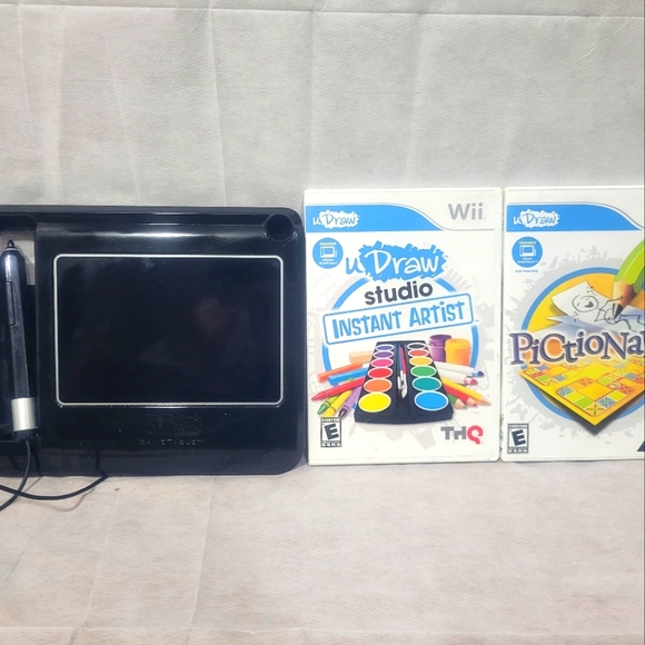 Video Games & Consoles Wii U Draw Tablet And 2 Games Poshmark